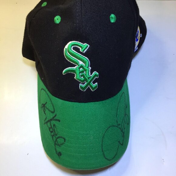 Miller Lite Chicago White Sox 2 Autographs Ron Kittle Snapback Hat By Kick 10 Pr - Picture 1 of 6